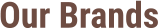 Our Brands